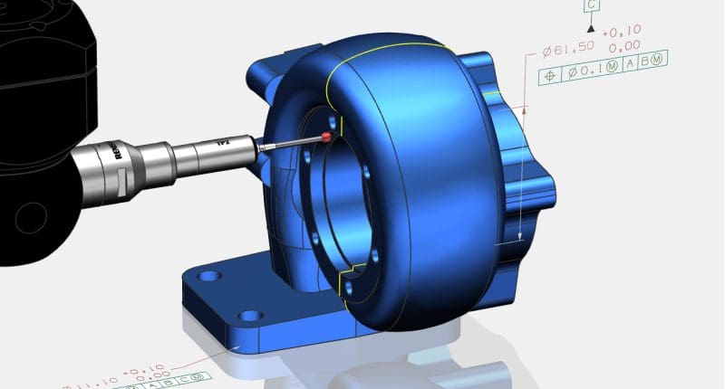 Precision Manufacturer Integrates Inspection Programming Digitalizing Production Operations 1 CMM Programming with Siemens NX Platform