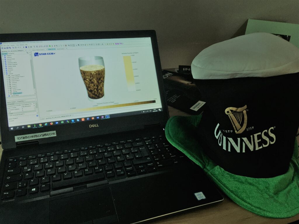 Serving a perfect Guinness – the CFD way 5 LaptopGuines 1 1024x768 1