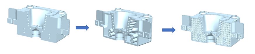 injection mold lattice