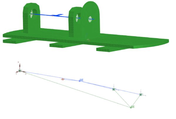 Combine speed & accuracy for axisymmetric rotor dynamics 11 Figure11a superelement 600x405 1