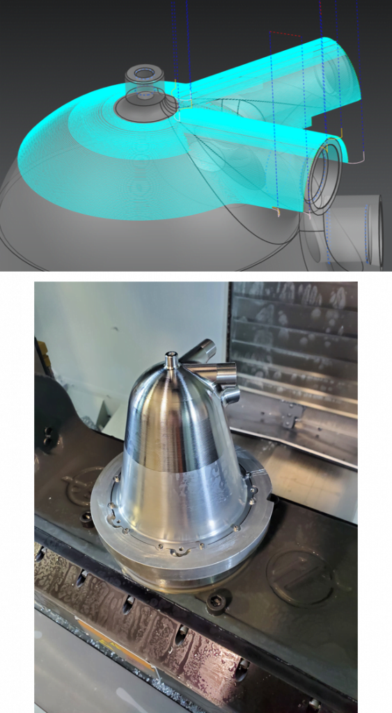 NX CAM helps Hendrick Motorsports accelerate racecar component manufacturing 3 Hendrick Motorsports Cooling System Expansion Tank Collage