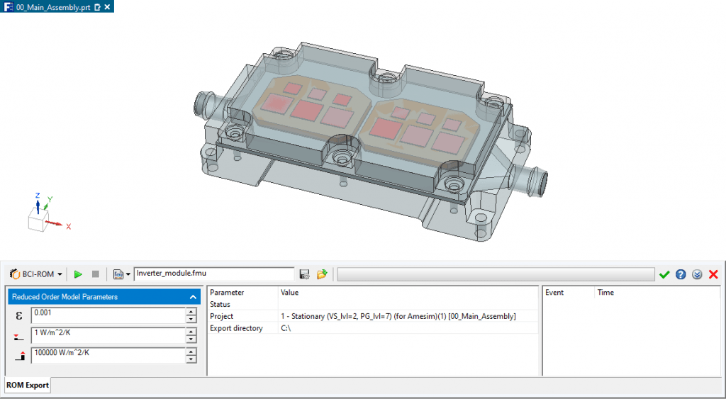 Thermal management of Electric Vehicles is now a breeze 6 BCI-ROM Export from Simcenter FLOEFD