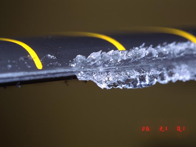 Icing on a rotor