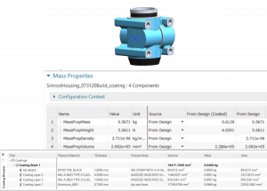 An Introduction to NX Coatings 4 Mass Properties Coatings