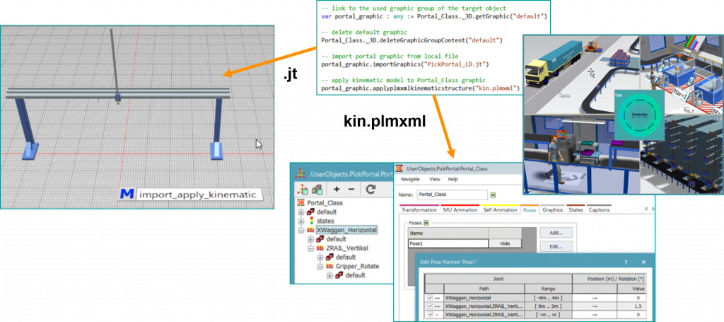 What's new in Tecnomatix Plant Simulation 16? 9 PLMXML GraphicsKinematics