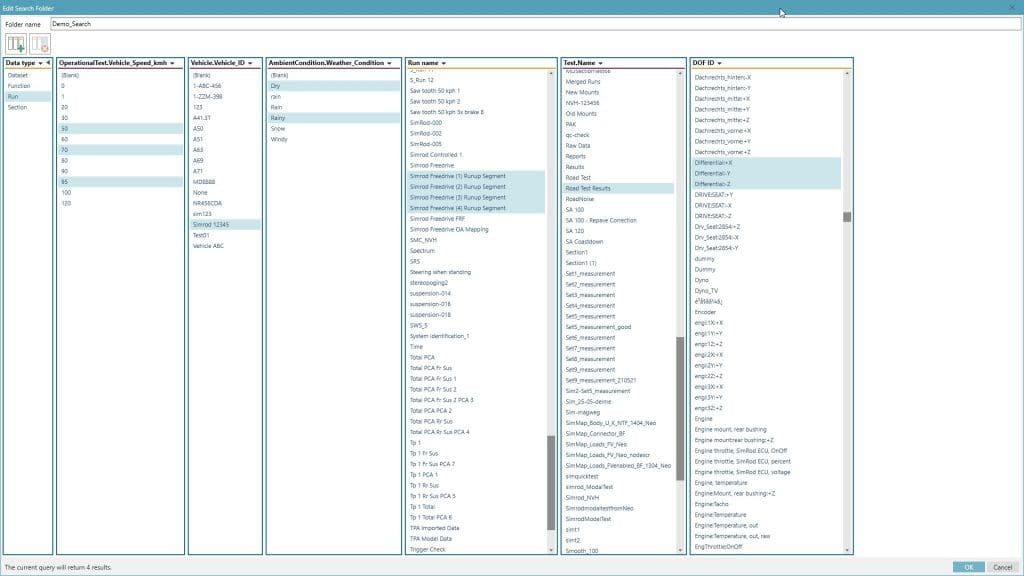 Why test data management is essential for collaboration 3 Simcenter Testlab Data Management_Define Search Query