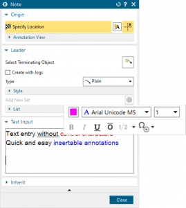 Maximize your NX Drafting and Layout Performance 4 Familiar interactions