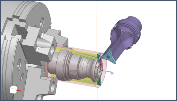 CERATIZIT and SIEMENS NX CAM program novel machine tooling 1 FreeTurn NXCAM Toolpath 1