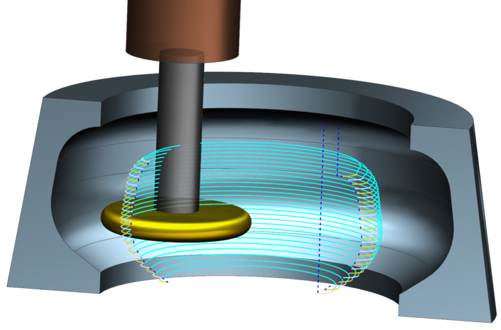 What's New in NX for Manufacturing (December 2021) 3 Quickly program collision-free toolpaths for hard-to-reach undercut regions with the new Z-level Undercut machining method.