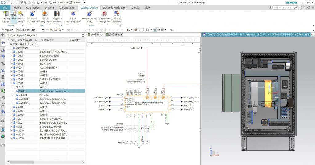 Next Generation Electrical Engineering | NX Industrial Electrical Design & NX Automation Designer 4 Picture03 NX Industrial Electrical Design