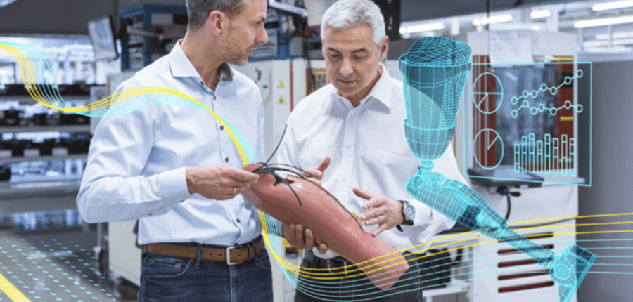 How to improve medical device design for better prosthetic limbs 1 900x456px Blog Siemens SW Developing the design of prosthetics