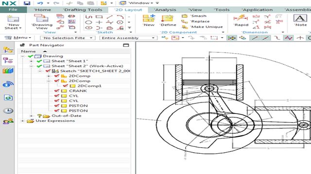 Trouble free 2D Modification