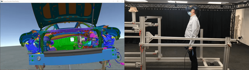 Virtual reality and human simulation at GM | Tecnomatix 2 GM VR Simulation