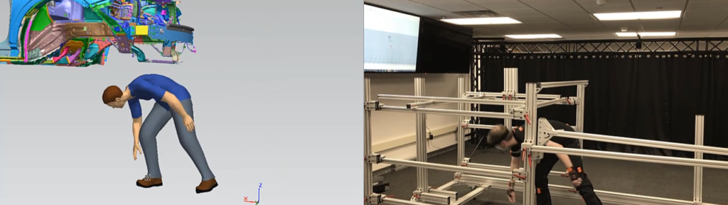 Virtual reality and human simulation at GM | Tecnomatix 5 GM Motion Capture