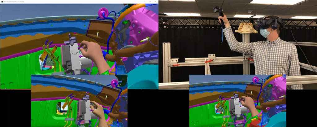 Virtual reality and human simulation at GM | Tecnomatix 7 GM Line of Sight