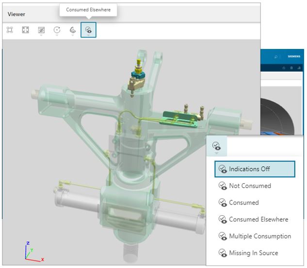 The Latest in Teamcenter Easy Plan 7 easy plan parts consumed in 3D viewer 1