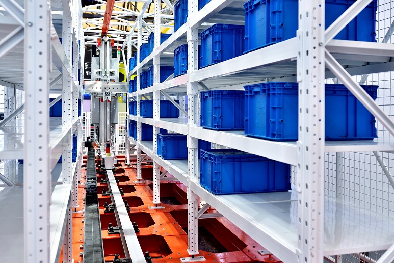 Plant Simulation in internal warehousing & logistics projects | Tecnomatix 2 High Bay warehouse planning