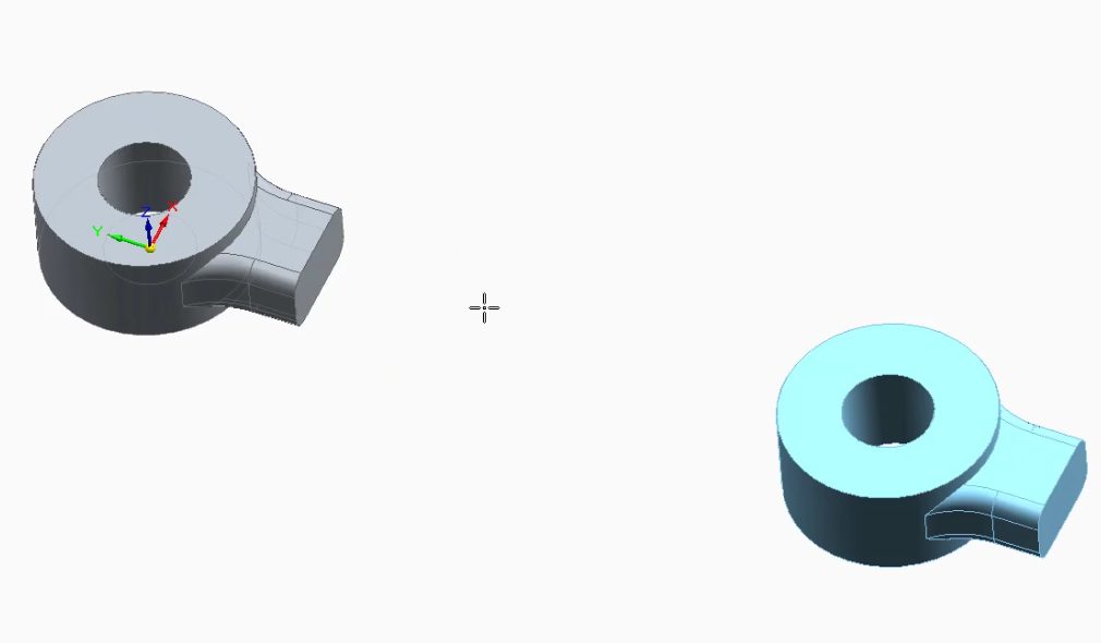 Hybrid modeling in Solid Edge with syncronous and ordered modes 3 suspension arm 1