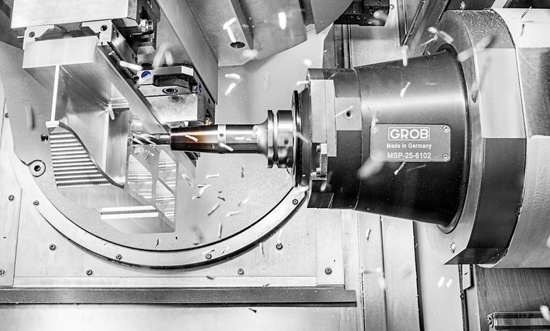 GROB automates manufacturing of CNC machines for the automotive industry | NX Manufacturing 2 GROB real part production with automotive CNC machining