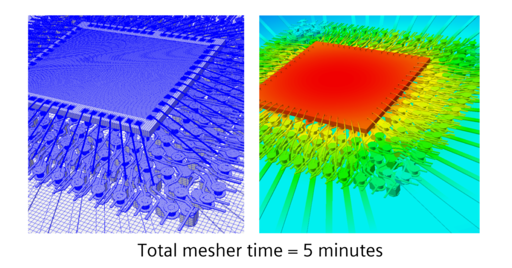 What's new in Simcenter FLOEFD 2205? | Simcenter 6 Mesh Boolean - CAD Geometry to CFD Mesh more easily for complex or bad CAD Geometry - Simcenter FLOEFD CAD Embedded CFD software