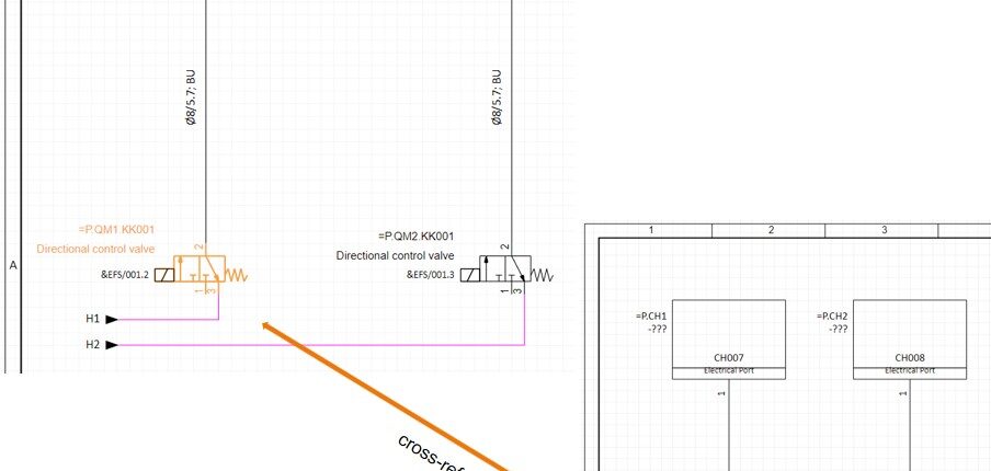 Create fluidic schematics
