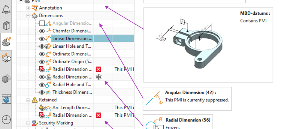 Định nghĩa dựa trên mô hình của NX: Tương lai của ngành sản xuất 1 MBD Navigator new visual cues 2
