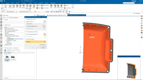 What's New in Siemens NX Summer 2022 2 Re use library Feature templates section 1