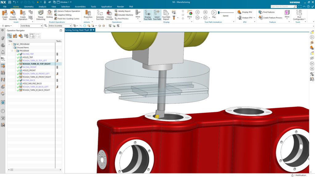What's New in NX for Manufacturing (June 2022) | NX Manufacturing 3 U axis Turning 2