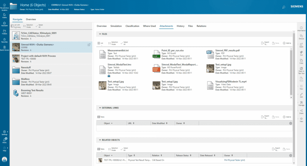 What's new in Teamcenter Simulation Spring Release 2022? | Simcenter 7 The detailed report is automatically captured in Teamcenter Simulation