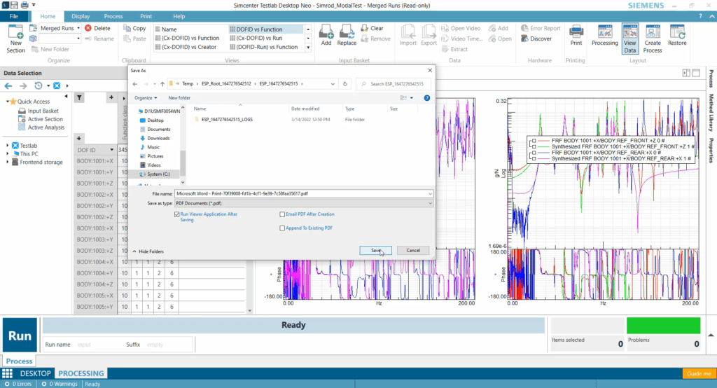 What's new in Teamcenter Simulation Spring Release 2022? | Simcenter 6 Creating a detailed report in Simcenter Testlab