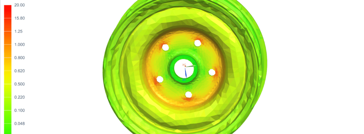 Strength and fatigue analysis in Simcenter 2206 | Simcenter 1 wheel hub
