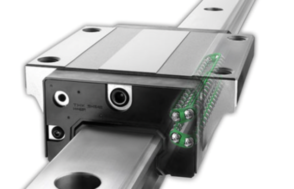 THK linear motion guide rail THK Linear Motion guide: THK Manufacturing of America produces customer specific linear motion guides for the machine tool industry