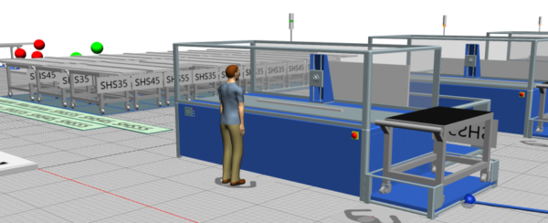 THK-Plant-Simulation-model Production simulation model in the automotive supplier industry