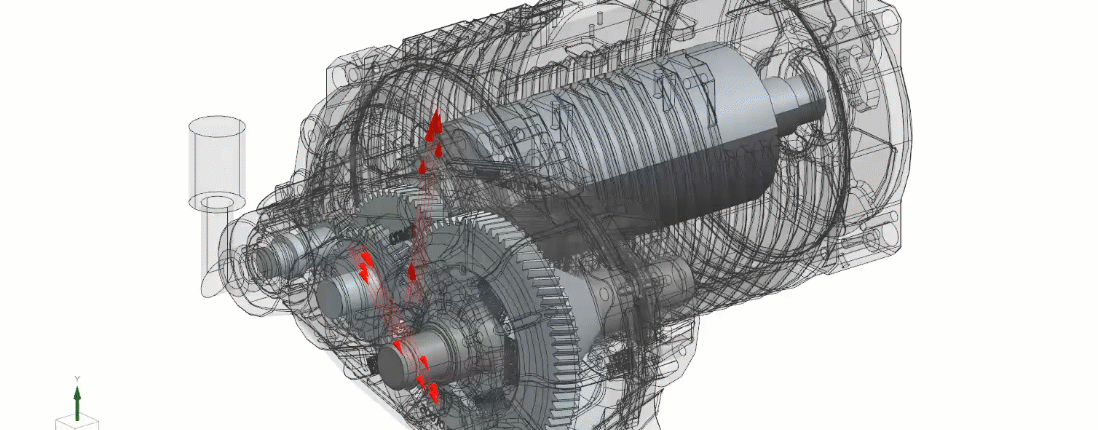 eRod gearbox housing short white