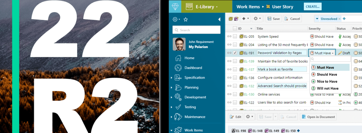 Polarion ALM 22 R2 – What’s New and Noteworthy | Polarion 1 blogpost radek v22