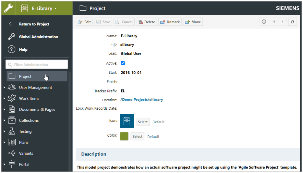 Polarion ALM 22 R2 – What’s New and Noteworthy | Polarion 4 Polarion Edit Project details