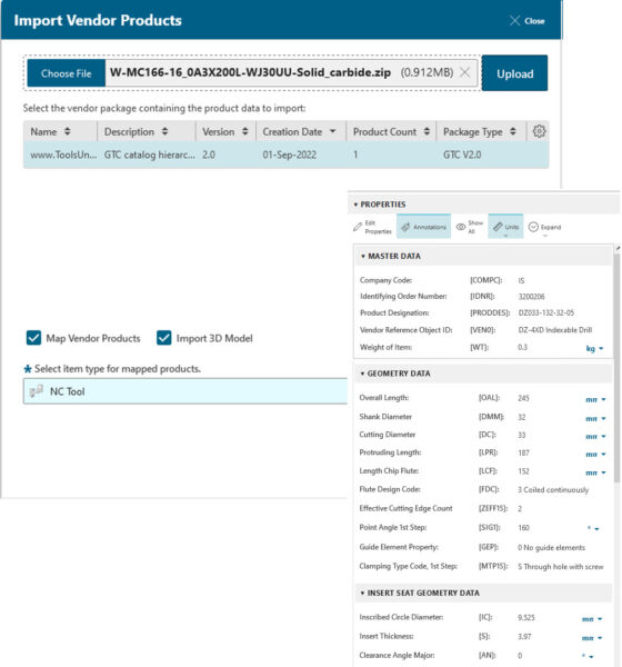What's New in NX for Manufacturing (December 2022) - NX Manufacturing 20 Teamcenter_MRL_populate_vendor_catalog