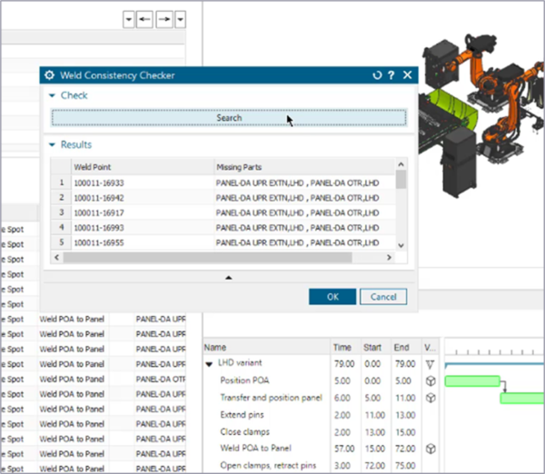 What's New in NX for Manufacturing (December 2022) - NX Manufacturing 14 discrete feature consistency checker