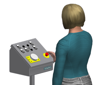 Discover what's new in Tecnomatix 2301 (March 2023) - Tecnomatix 9 Display of virtual human and human-machine interface for behavior modeling in Process Simulate software.