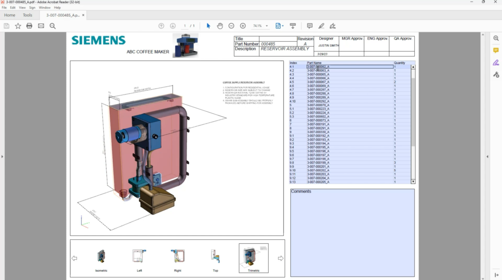 Technical Data Package | NX tips and tricks - NX Design 5 Adobe Acrobat Reader