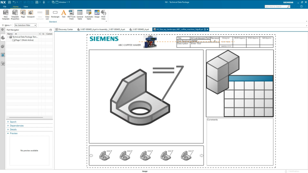 Technical Data Package | NX tips and tricks - NX Design 4 Editing an existing template