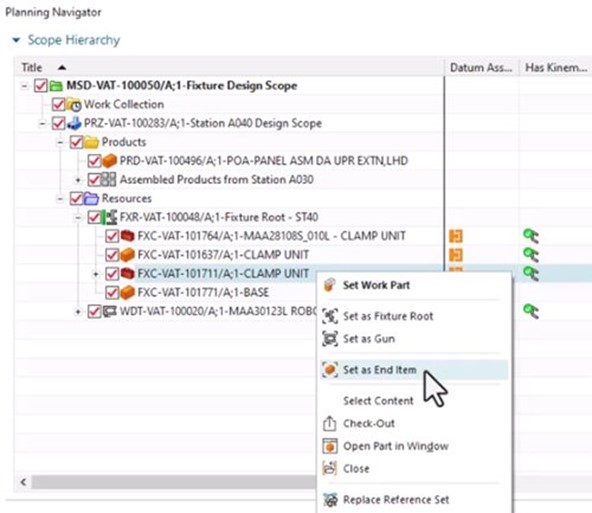 What's New in NX for Manufacturing (June 2023) - NX Manufacturing 19 set as end item