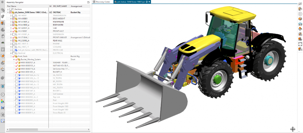 Don’t get left behind: syncing CAD and CAE BOMs with Teamcenter Simulation SPDM - Simcenter 2 tractor cad bom
