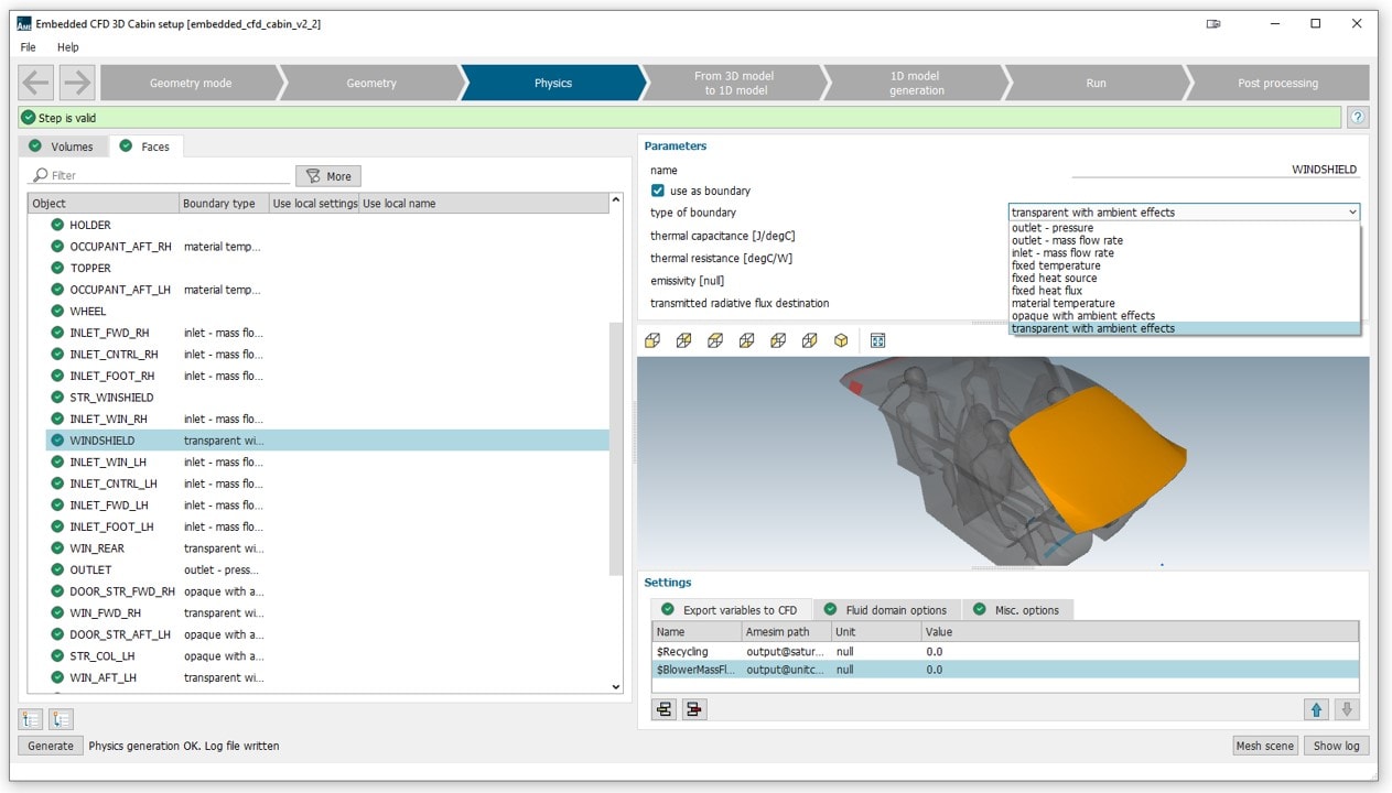 Simcenter Amesim – Nhúng CFD 7 Co-simulation Star-CCM+ & Amesim