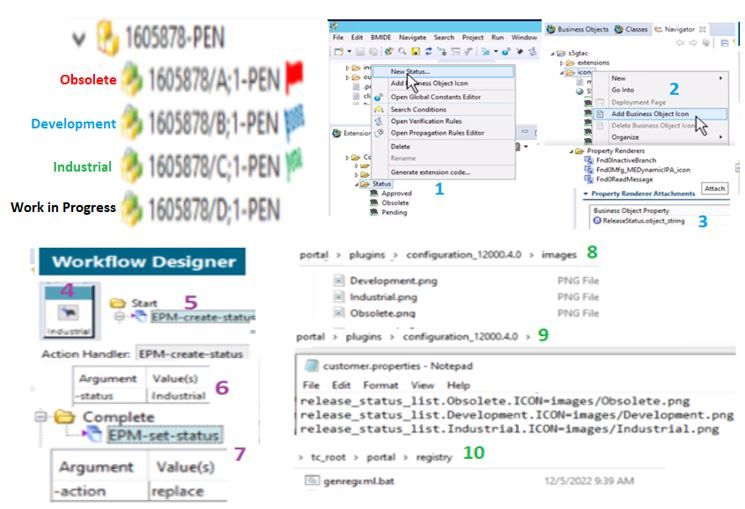 Hướng Dẫn Tạo Các Cờ Trạng Thái Custom Trong Teamcenter: Từ A đến Z 2 Hướng Dẫn Tạo Các Cờ Trạng Thái Custom Trong Teamcenter