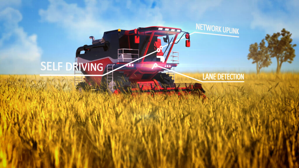 The impact of electrification on heavy equipment manufacturing 4 Autonomous combine harvester