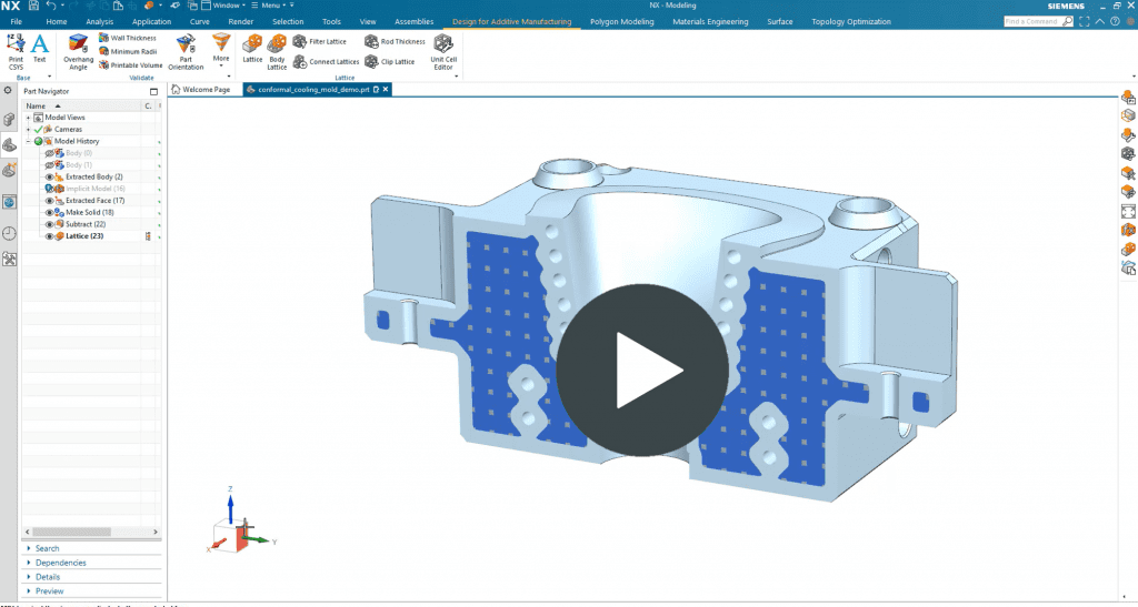 Design with a Purpose: Introduction into Lattice Structures 6 Click to play lattices intro