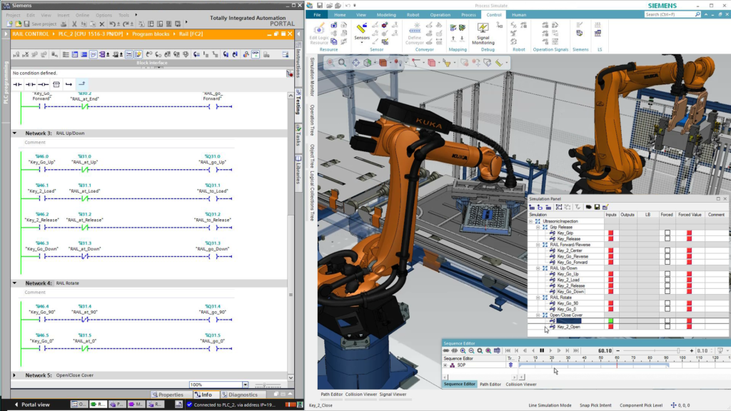 Virtual commissioning made easy with Process Simulate VC Lite | Tecnomatix 3 Manufacturing Simulation VC