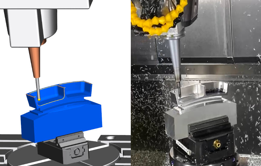 NX CAM’s Multi Axis Deburring