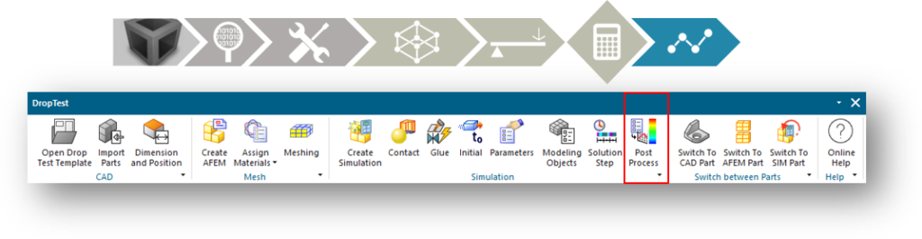 Drop test simulation for coping with clumsiness Simcenter 6 Step4 Post